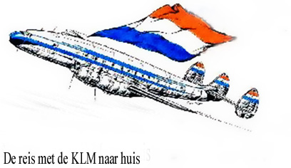 Tekening vliegtuig KLM